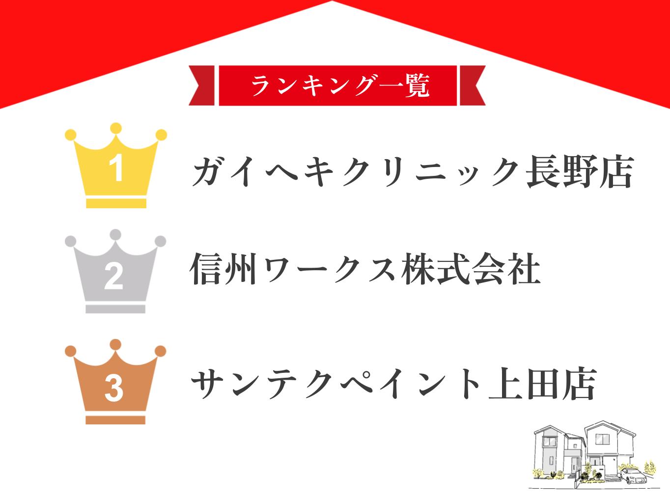 上田市でおすすめの外壁塗装業者ランキング5選！口コミのよい優良店のみ【2026年最新】