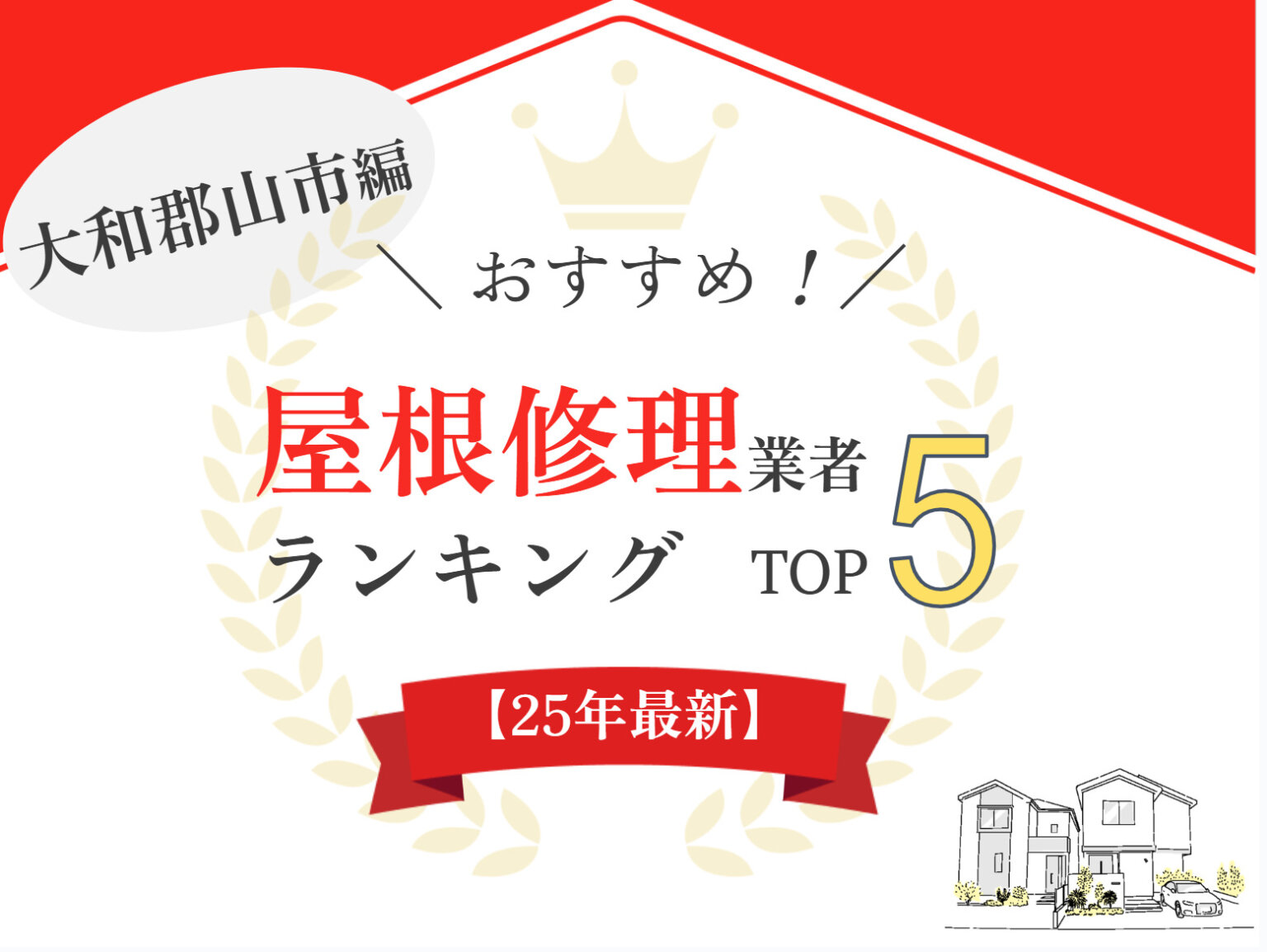 【優良店のみ】大和郡山市のオススメ屋根・雨漏り修理業者ランキング5選！